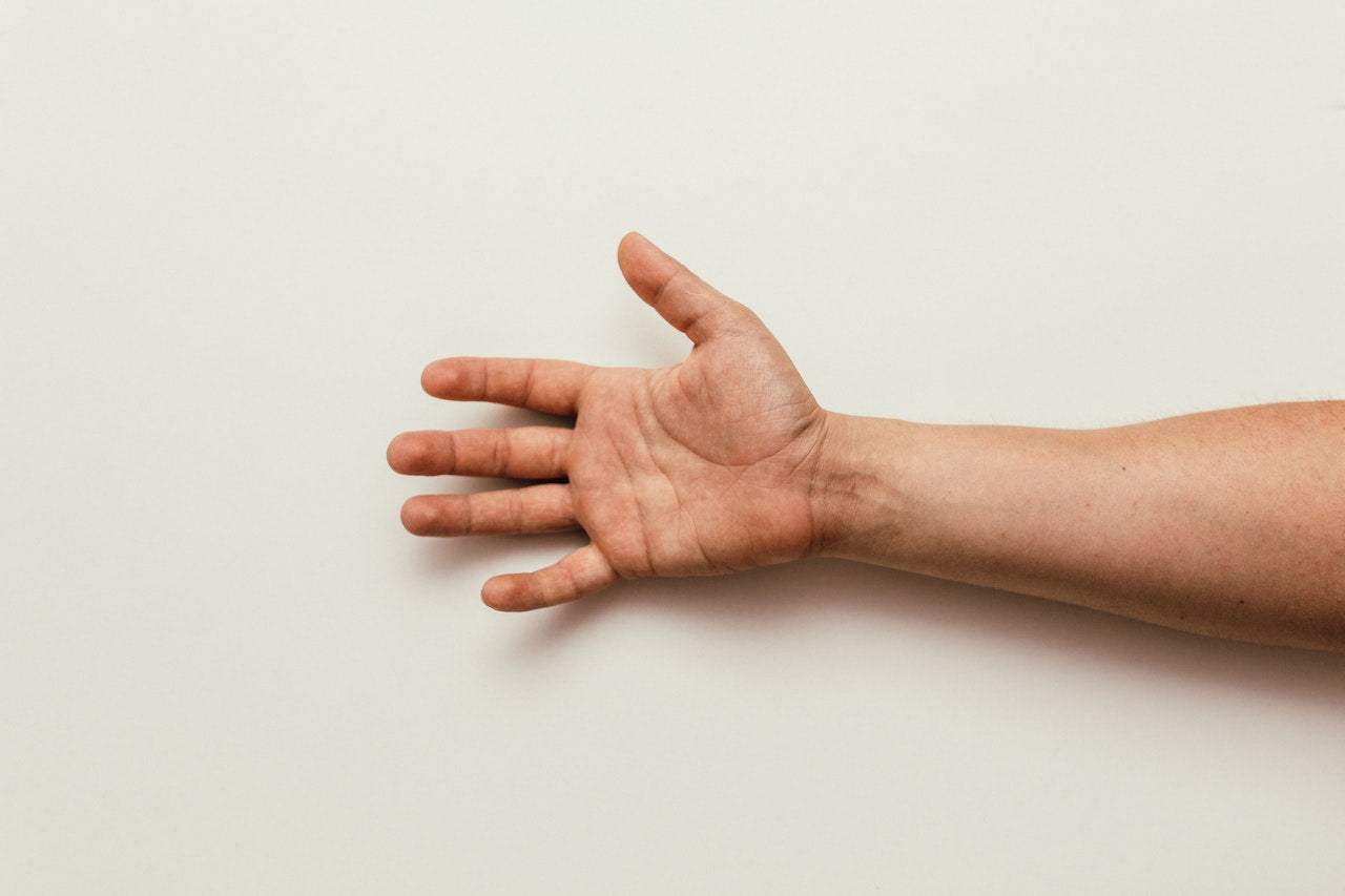 a hand used for masturbation
