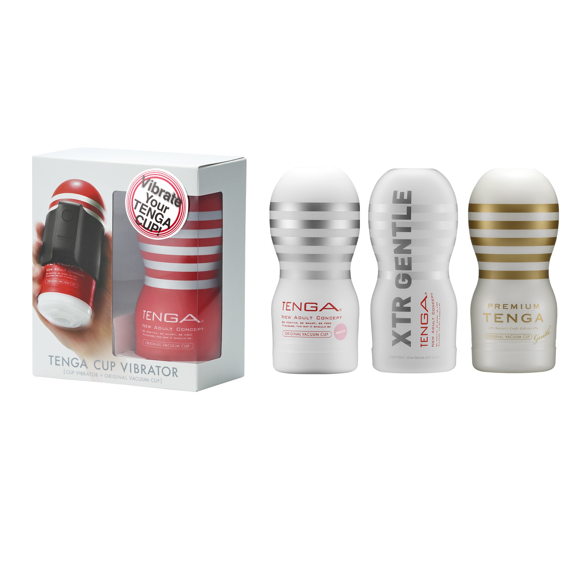CUP VIBRATOR Gentle Bundle