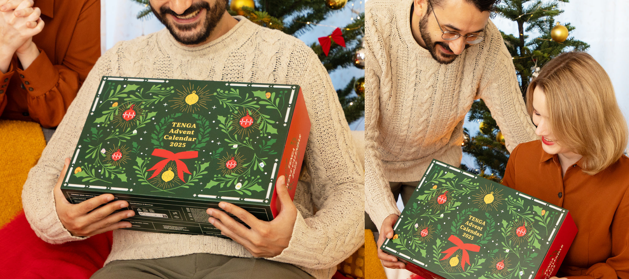 happy couple with the TENGA Advent Calendar
