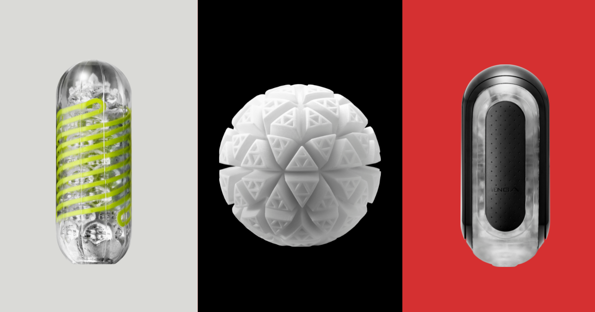 The TENGA SPINNER, GEO and FLIP ZERO