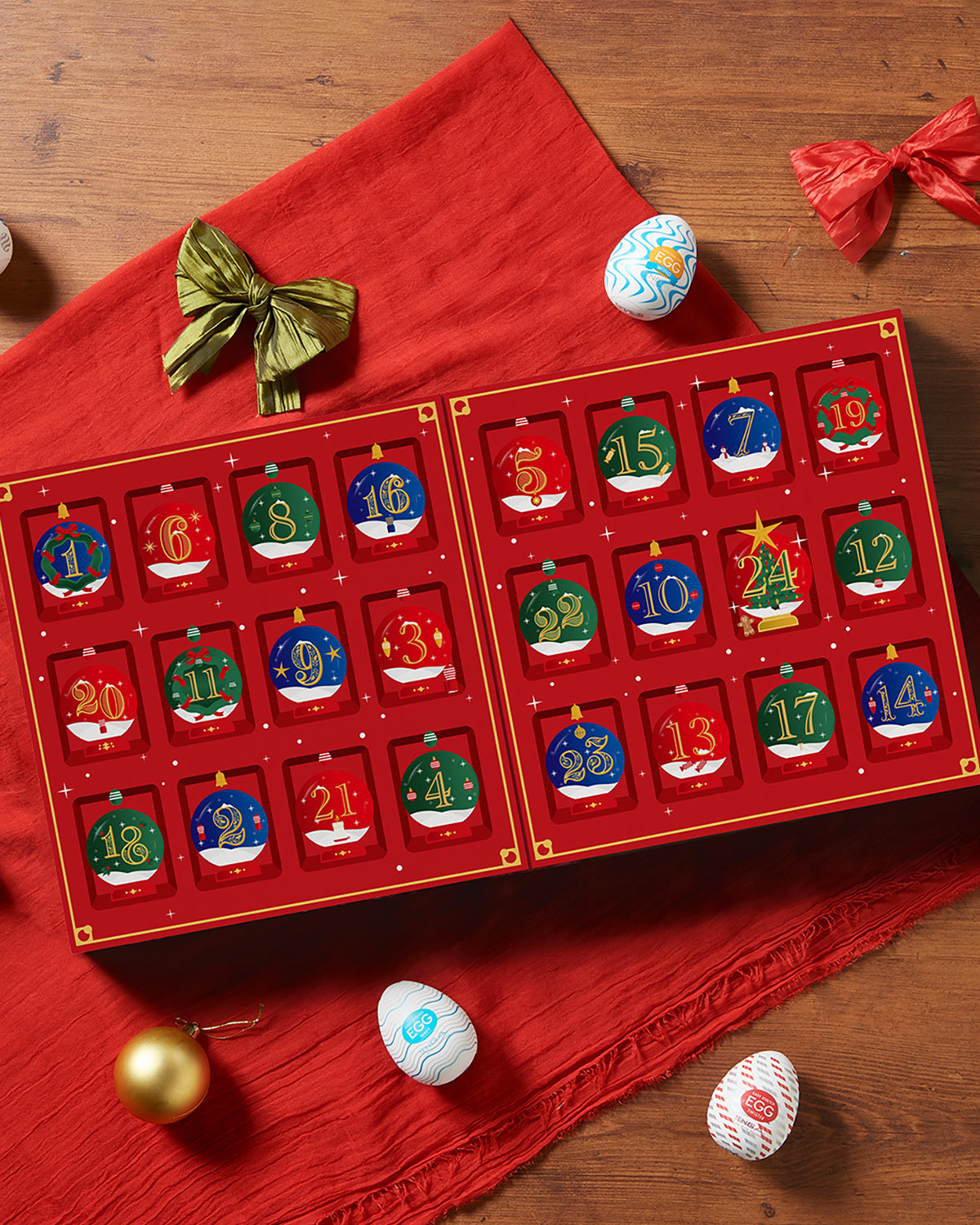 The inner details of the 2026 TENGA Advent Calendar
