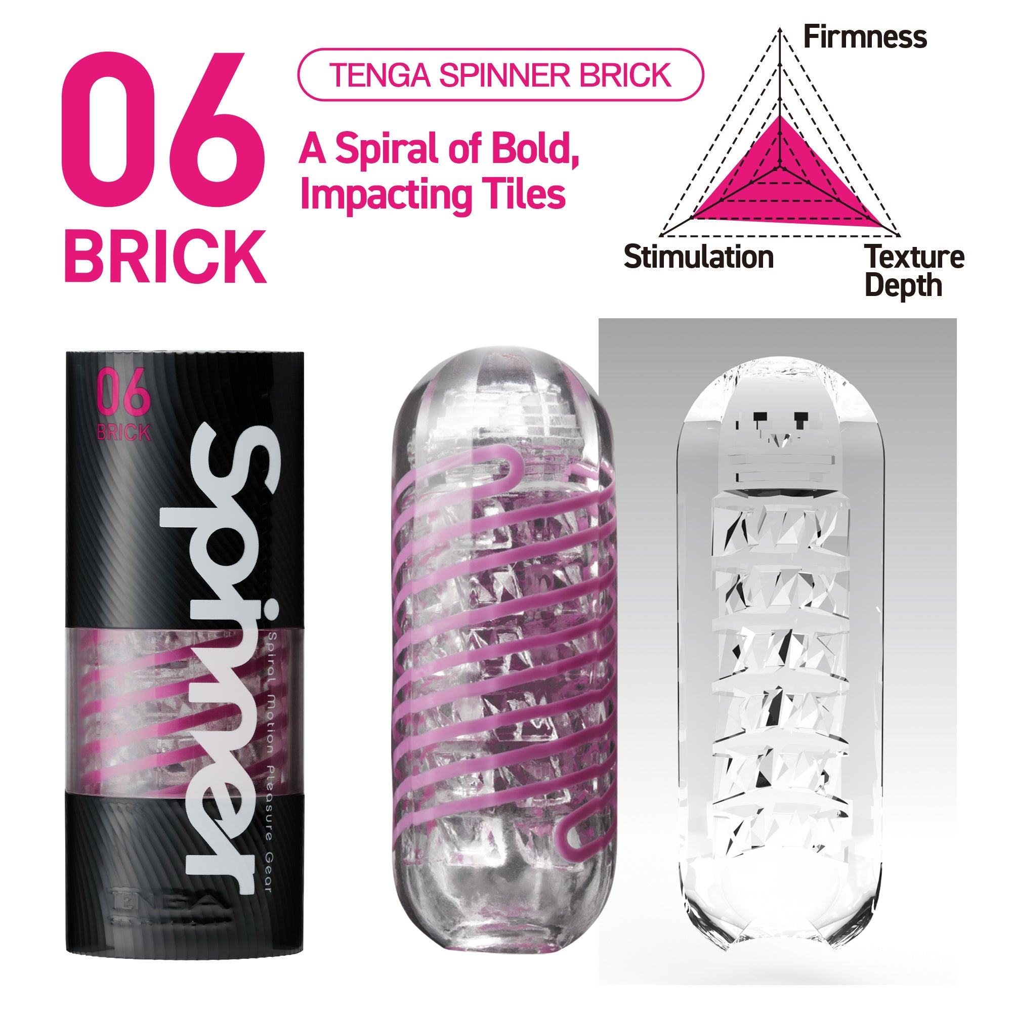 TENGA SPINNER - 06 Brick | Pleasure Items for Men
