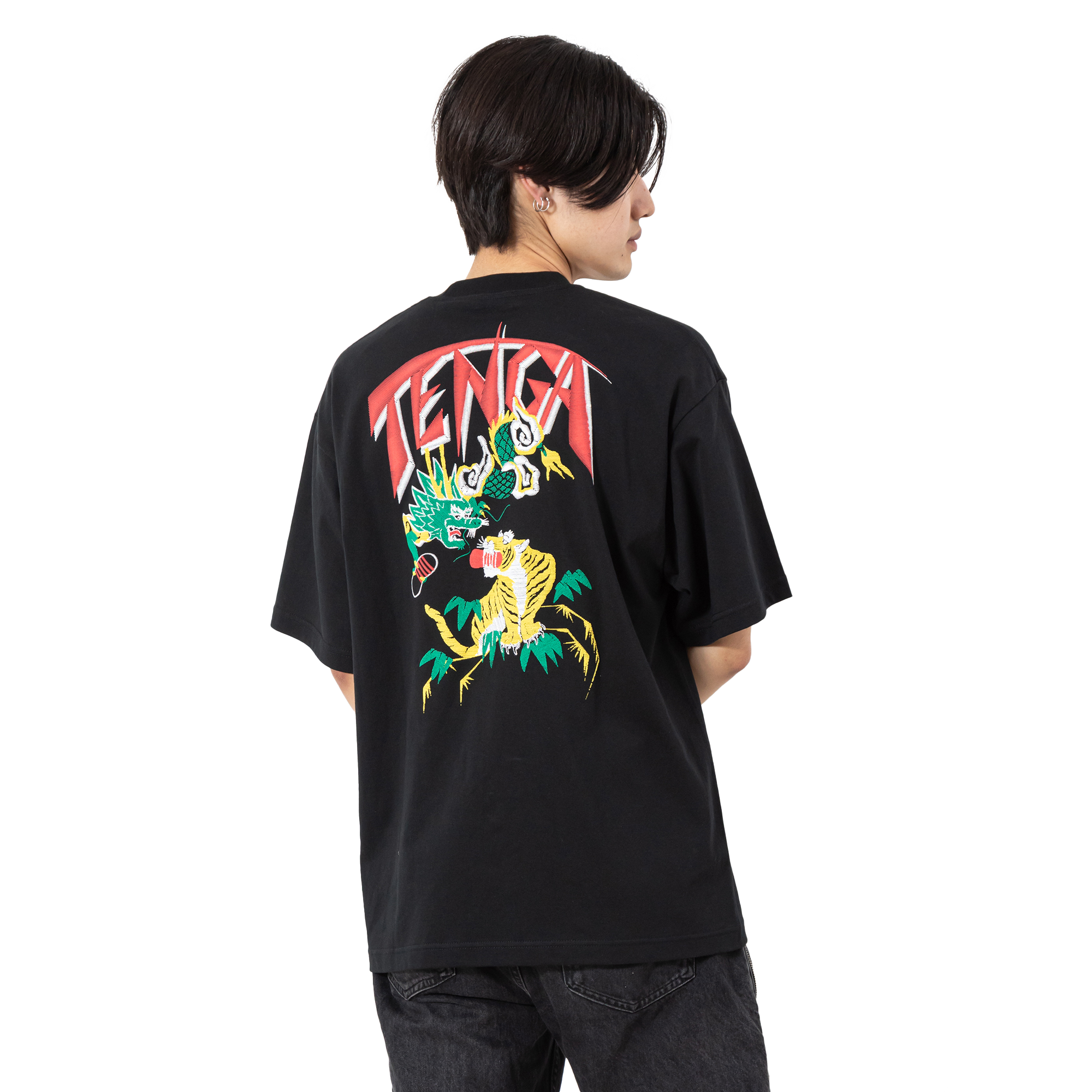 TENGA Print T-Shirt Black