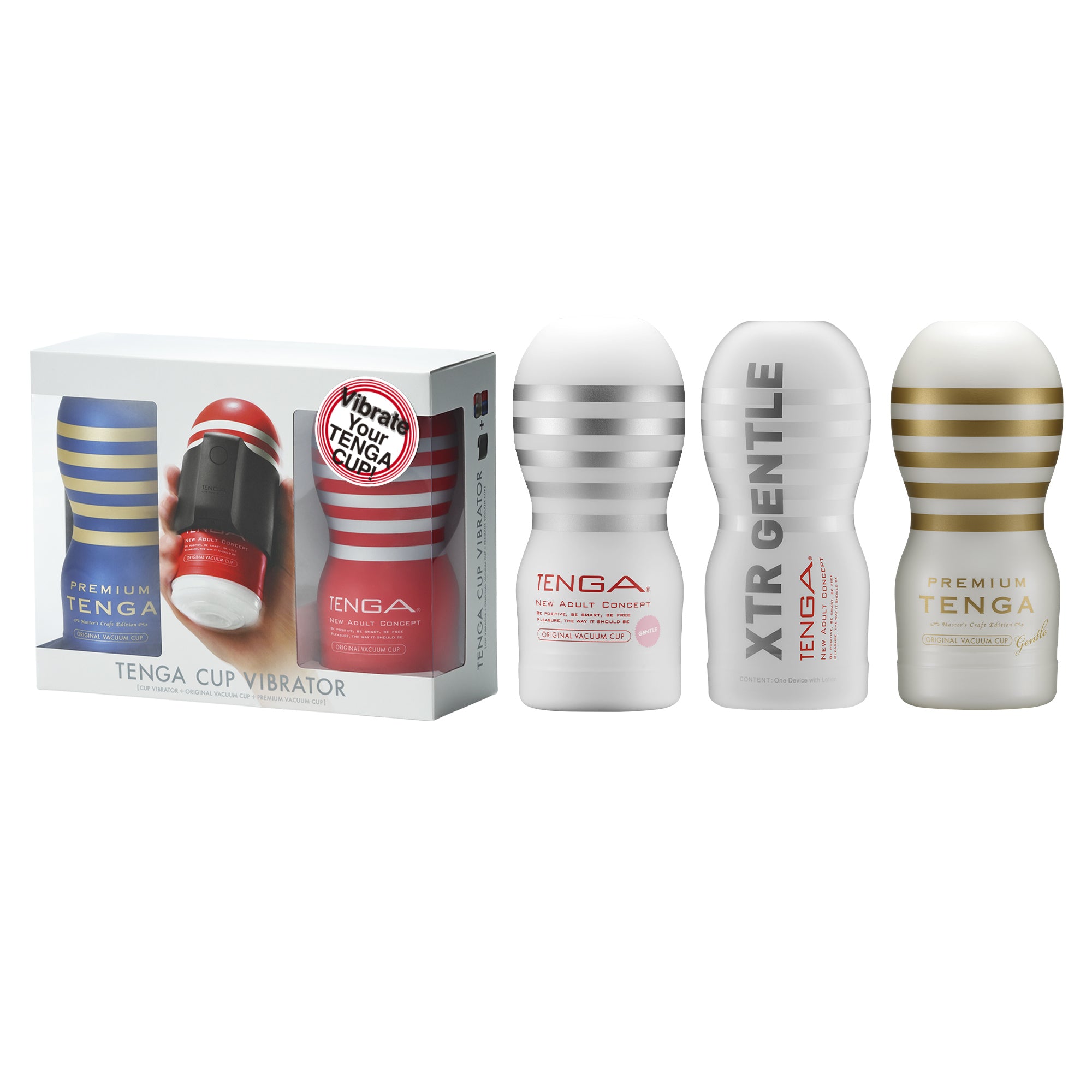 CUP VIBRATOR Gentle Bundle