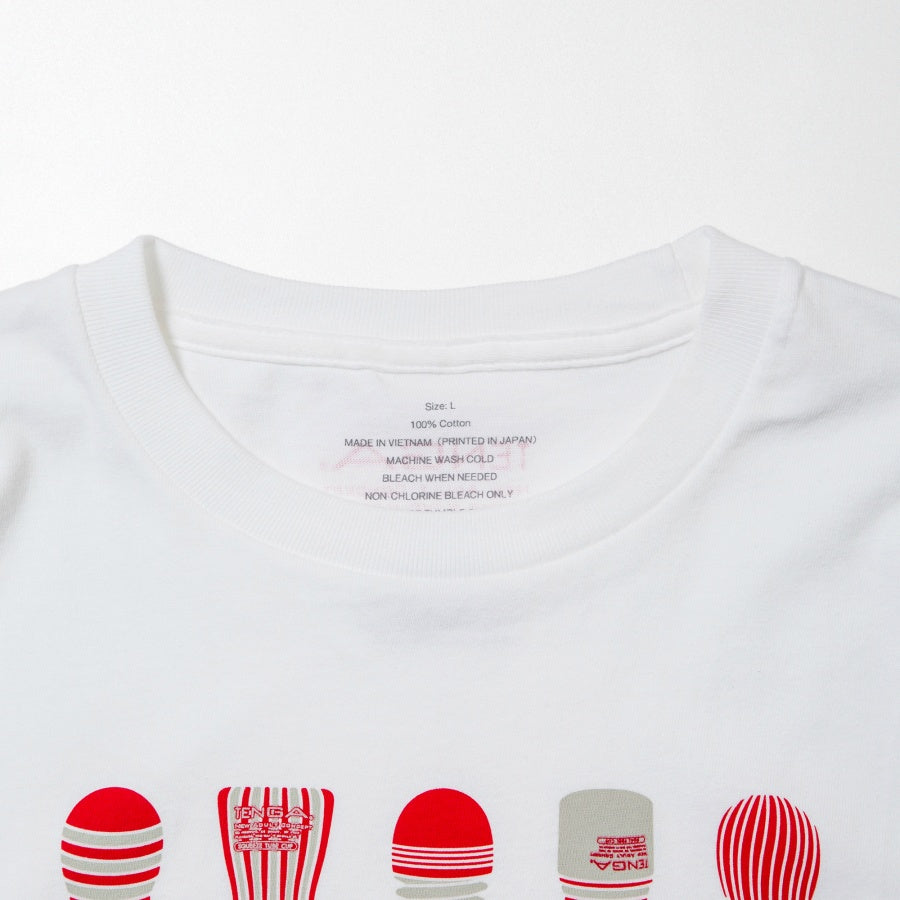 TENGA 20 CUPS T-Shirt [White]