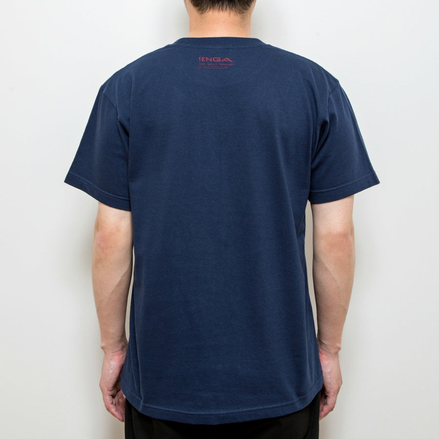 TENGA 20 CUPS T-Shirt [Navy Blue]